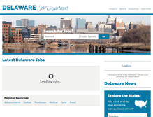 Tablet Screenshot of delawarejobdepartment.com